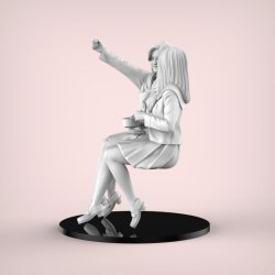 画像3: トリファクトリー[GW-03A] 1/35 はたらくJK ランチタイム (働いた後はメシが美味い！)