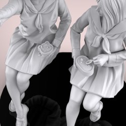 画像8: トリファクトリー[GW-03A] 1/35 はたらくJK ランチタイム (働いた後はメシが美味い！)