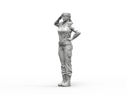 画像10: トリファクトリー[MF-01]1/35   現用  台湾陸軍女性兵士2体セット