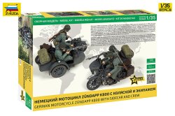 画像4: ズベズダ[ZV3717]1/35 ツュンダップ K800 w/サイドカー