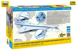 画像4: ズベズダ[ZV7045]1/144 Tu-144 超音速旅客機