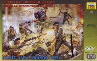 ズベズダ[ZV3520] 1/35 ソビエトＷＷII　海軍兵フィギュアセット（6体入り）