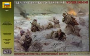 画像1: ズベズダ[ZV3627]  1/35 ドイツ歩兵セット（1941/42　冬季服） (1)