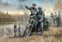 ズベズダ[ZV3632] 1/35 ドイツ軍　R12バイク フィギュア2体入り