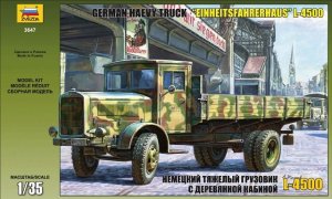 画像1: ズベズダ[ZV3647] 1/35 ドイツ軍　Ｌ-4500Ｓカーゴトラック ＷＷII (1)