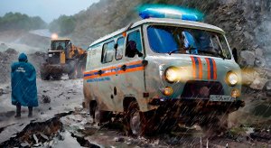 画像1: ズベズダ[ZV43002] /43 UAZ”3909”　ロシア非常事態省仕様 (1)