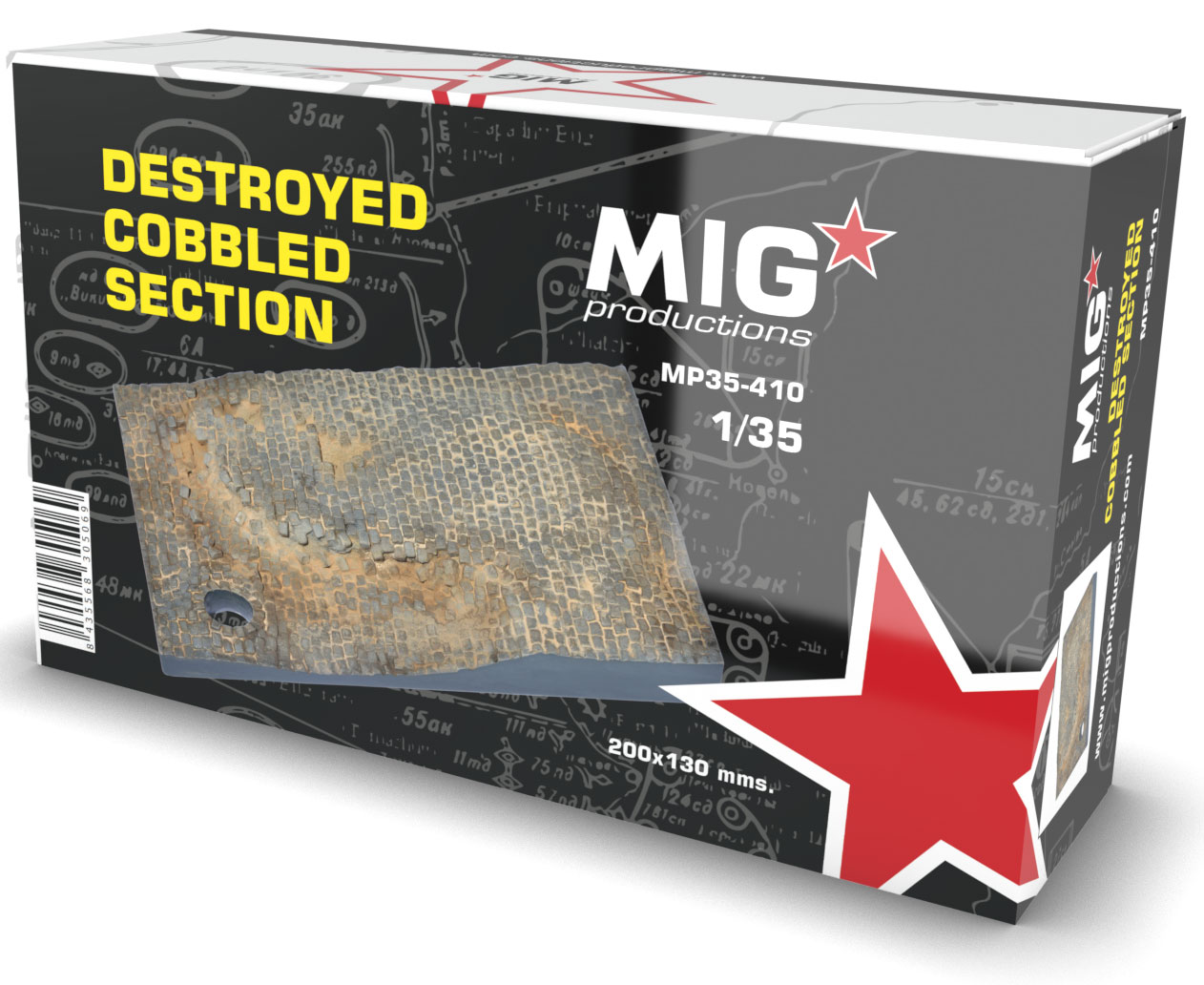 MIG[MP35-410]1/35 破壊された街路 - M.S Models Web Shop