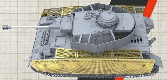 ボーダーモデル[BT008]1/35 ドイツIV号戦車 J型 最後期型 w/連結