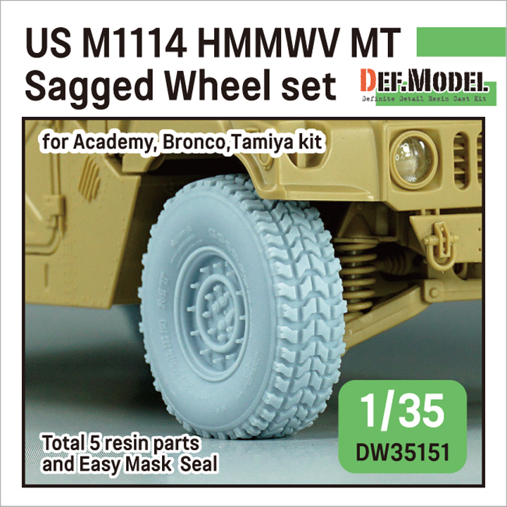 DEF.MODEL[DW35151]1/35 現用 アメリカ陸軍M1025/M1114HMMWV用