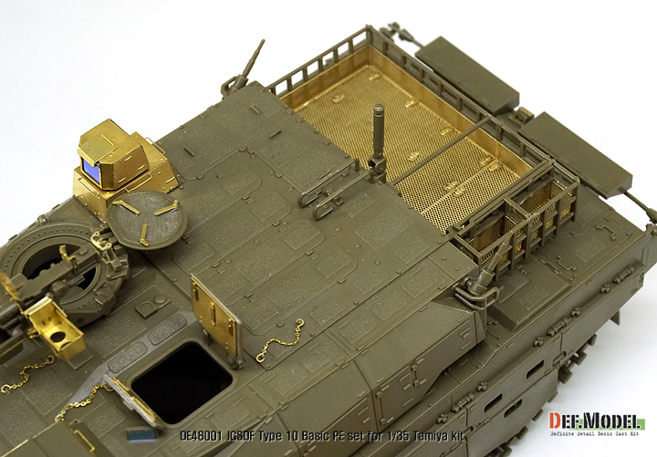 DEF.MODEL[DE48001]1/48 陸上自衛隊 10式戦車 ディティール