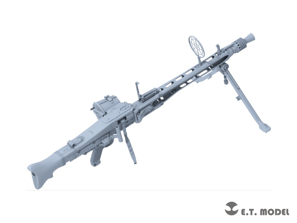 E.T.MODEL[P06-001]1/6 WWII ドイツ MG42機関銃&ドラム弾倉(3D