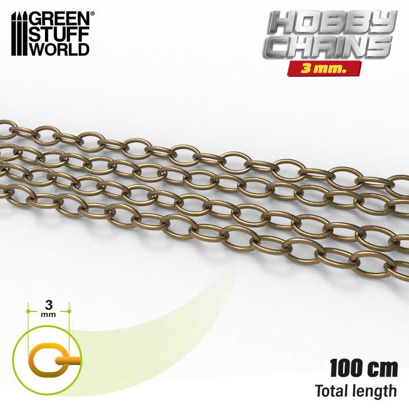 グリーンスタッフワールド[GSWD-1041]ホビーチェーン 3 mm