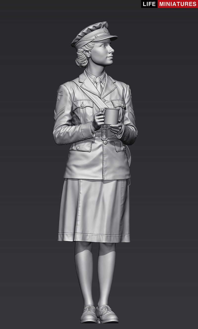 ライフミニチュア[LM-35004]1/35 WWII イギリス空軍WAAF(婦人