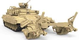 モンモデル[MENSS-011]1/35 ロシアBMR-3M地雷処理車 - M.S