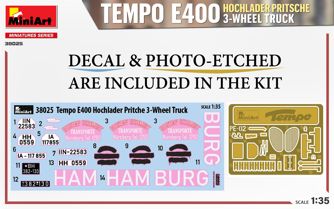 Amazon | ミニアート 1/35 ドイツ軍 Tempo E400 ハイローダー
