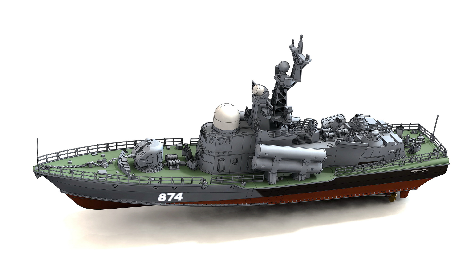 オレンジホビー[N07-049]1/700 現用 ソ連海軍タランタル型コルベット2隻入