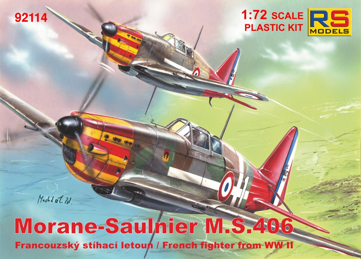 Amazon.co.jp: JMGT1/48 MS406 絶版Morane Saulnier MS406