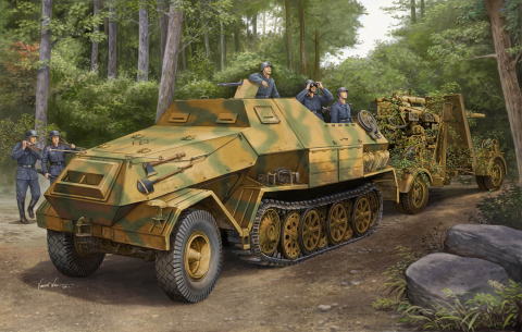 トランペッター[TR01584] 1/35ドイツ軍 Sdkfz8/DB10 12t装甲兵員