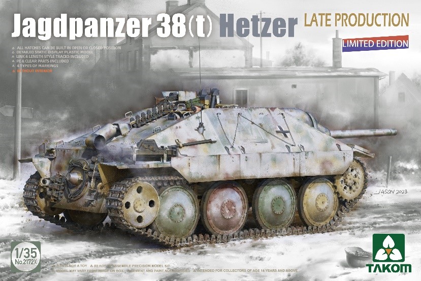 タコム[TKO2172X]1/35 38式軽駆逐戦車 ヘッツァー後期型