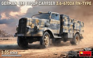 画像1: ミニアート[MA53061]1/35 ドイツ製 4x4 兵員輸送車 3.6-6700A Rn型 (1)