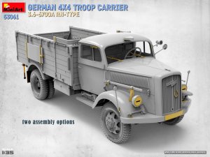 画像3: ミニアート[MA53061]1/35 ドイツ製 4x4 兵員輸送車 3.6-6700A Rn型 (3)