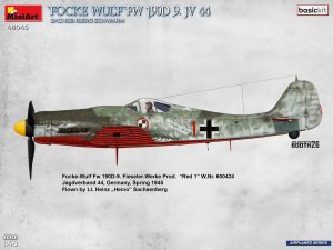 画像4: ミニアート[MA48045]1/48 フォッケ・ウルフ Fw 190D-9 JV 44 ザクセンベルク・シュヴァルム ベーシックキット (4)