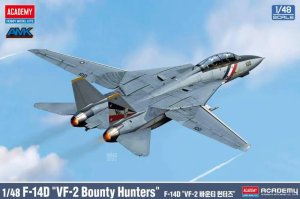 画像1: アカデミー[AM12370]1/48 F-14D スーパートムキャット  "VF-2 バウンティハンターズ" (1)