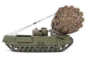 画像3: AFV  Club[FV35288]　1/35　チャーチルMk.IV AVRE 粗朶（そだ）束運搬フレーム付 (3)