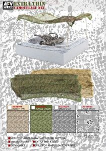 画像1: AFV  Club[AC35022]1/35 カモフラージュネット 陸上自衛隊「スノーホワイト」 (1)