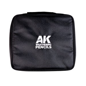 画像2: AKインタラクティブ[AK10050]ウェザリングペンシル全37色ジッパーケース入り (2)