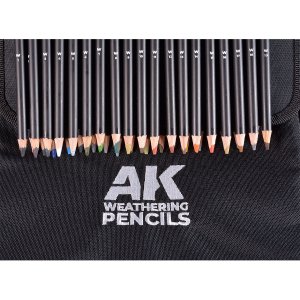 画像6: AKインタラクティブ[AK10050]ウェザリングペンシル全37色ジッパーケース入り (6)