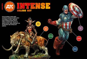 画像2: AKアクリル3G[AK11612][3G]インテンスカラーズ6色セット (2)