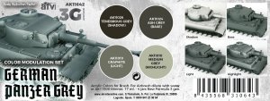 画像2: AKアクリル3G[AK11642][3G]パンツァーグレイ用モジュレーション4色セット (2)