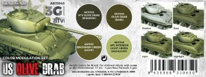 画像2: AKアクリル3G[AK11643][3G]オリーブドラブ用モジュレーション4色セット (2)