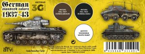 画像2: AKアクリル3G[AK11645][3G]WW2ドイツ戦車基本3色セット37-44年 (2)