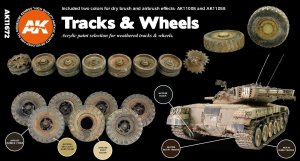 画像2: AKアクリル3G[AK11672][3G]トラック・ホイール塗装色セット (2)