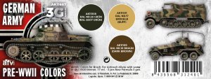画像2: AKアクリル3G[AK11687][3G]WW2ドイツ軍初期カラー3色セット (2)