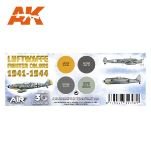画像2: AKアクリル3G[AK11720][3G]ドイツ空軍航空機カラー4色セット1941-1944 (2)