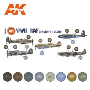 画像2: AKアクリル3G[AK11723][3G]WW2イギリス空軍RAF航空機カラー8色セット (2)