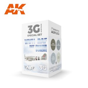 画像1: AKアクリル3G[AK11725][3G]WW2イギリス空軍昼間戦闘機カラー4色セット (1)