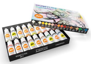 画像2: AKアクリル3G[AK11757][3G]シグネチャー18色セット by ホセダビンチ (2)