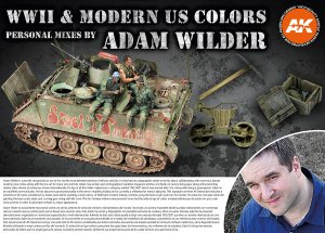 画像4: AKアクリル3G[AK11763][3G]アメリカAFVカラーWW2＆現用18色セット by アダム・ワイルダー (4)