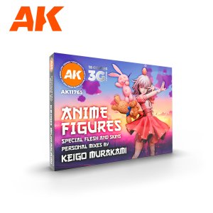 画像1: AKアクリル3G[AK11765][3G]アニメフィギュア18色セット by ケイゴ・ムラカミ (1)