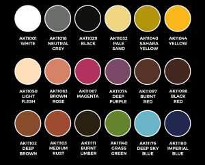 画像3: AKアクリル3G[AK11765][3G]アニメフィギュア18色セット by ケイゴ・ムラカミ (3)