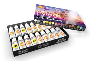 画像2: AKアクリル3G[AK11765][3G]アニメフィギュア18色セット by ケイゴ・ムラカミ (2)