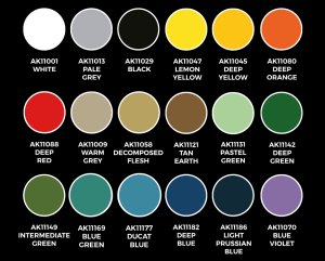 画像3: AKアクリル3G[AK11766][3G]スコティッシュタータン18色セット by ラウル・ガルシア・ラットーレ (3)