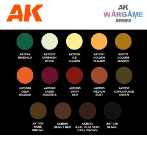 画像13: AKインタラクティブ3G[AK11777]セルジオ・ビルチェス シグネチャー3Gアクリル14色セット+フィギュア付き (13)