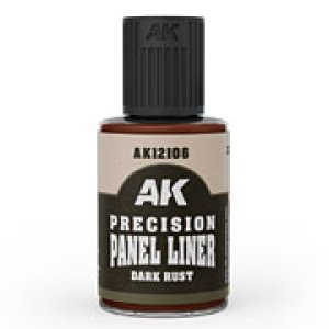 画像2: AKインタラクティブ[AK12106]精密パネルライナー・ダークラスト (2)