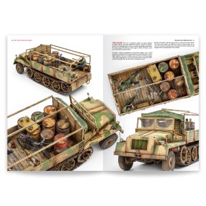 画像8: AKインタラクティブ[AK130036]書籍 WW2ドイツ軍ハーフトラックモデリング (8)