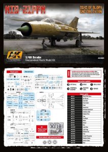画像2: AKインタラクティブ[AK148003]1/48 MIG-21 PFM (2)